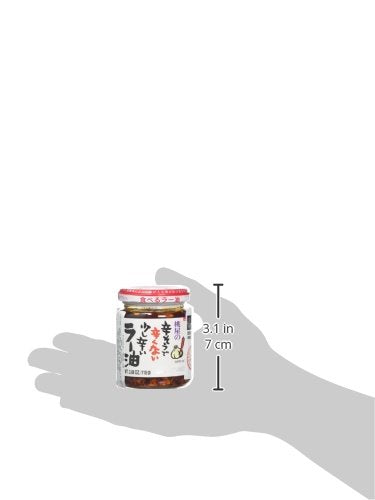 Momoya Chili Oil with Fried Garlic Taberu Layu 3.88 Oz