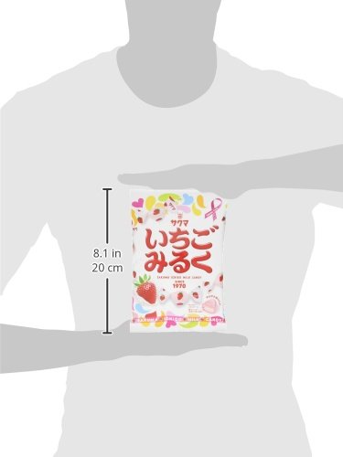 Sakuma Strawberry Milk Candy, 3.52oz-bag