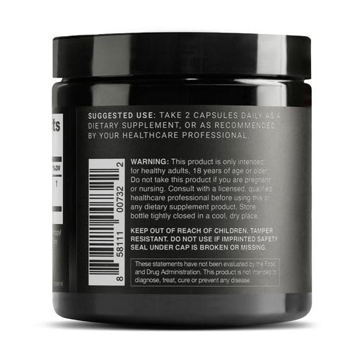 Toniiq Ultra High Purity Resveratrol Capsules - 98% Trans-Resveratrol - Highly Purified and Bioavailable - 60 Caps Reservatrol Supplement