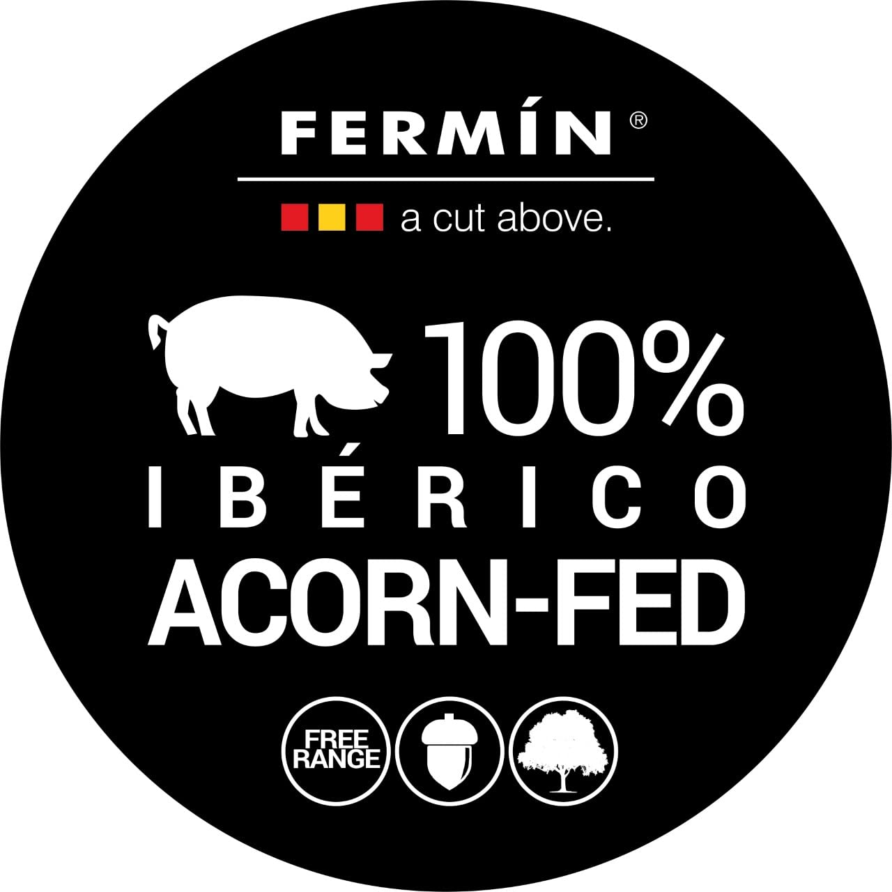 Fermin Sliced Iberico de Bellota Pork Loin – 2 oz | 100% Acorn-Fed | Authentic Spanish Lomo
