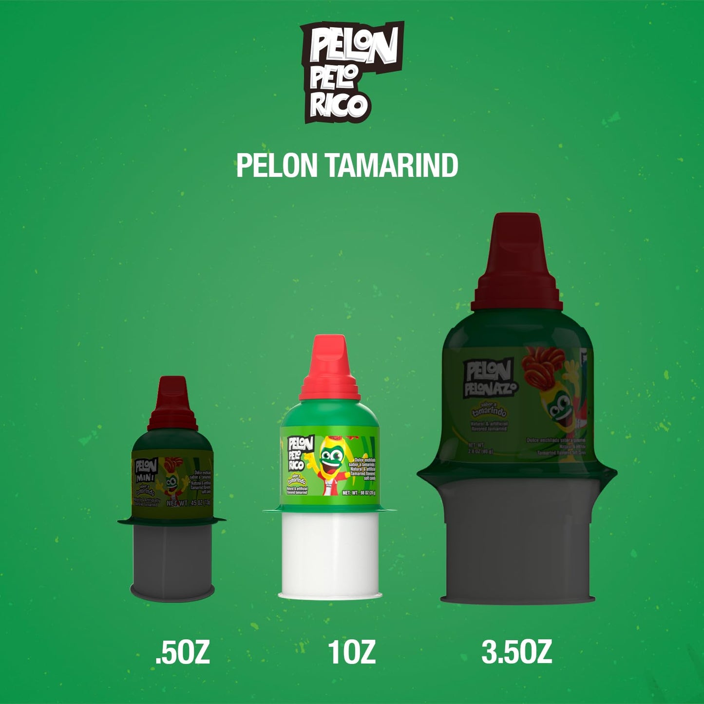 Pelon Pelo Rico Mexican Tamarind Candy, 1 oz, 36 Count (Pack of 1)