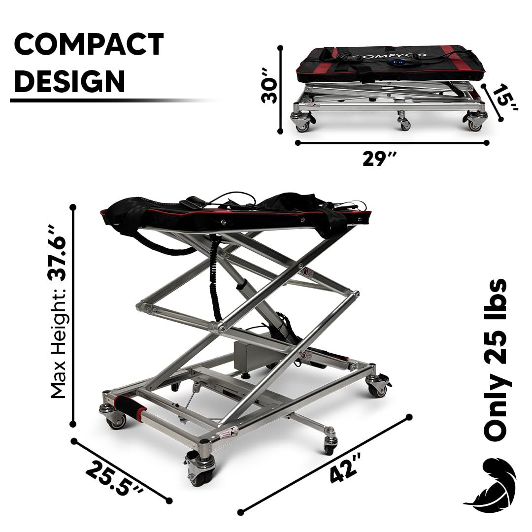 Wheelchair Lifts, Wheelchair Lift for Cars, Scooter Lifts for Trucks, Mobility Scooter Lift, Lightweight Space Saving Lift for Car, Lift Up to 110 lbs.