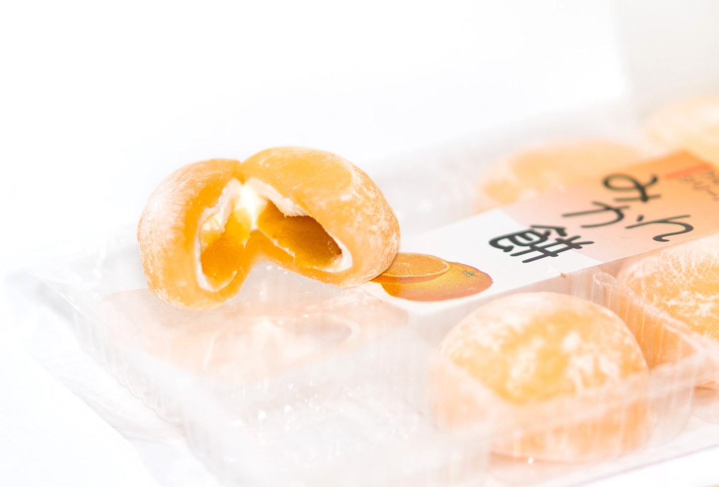Mandarin Orange Flavor Japanese Traditional Fruit Mochi Mini-Rice Cake Giftset (Japanese Import)