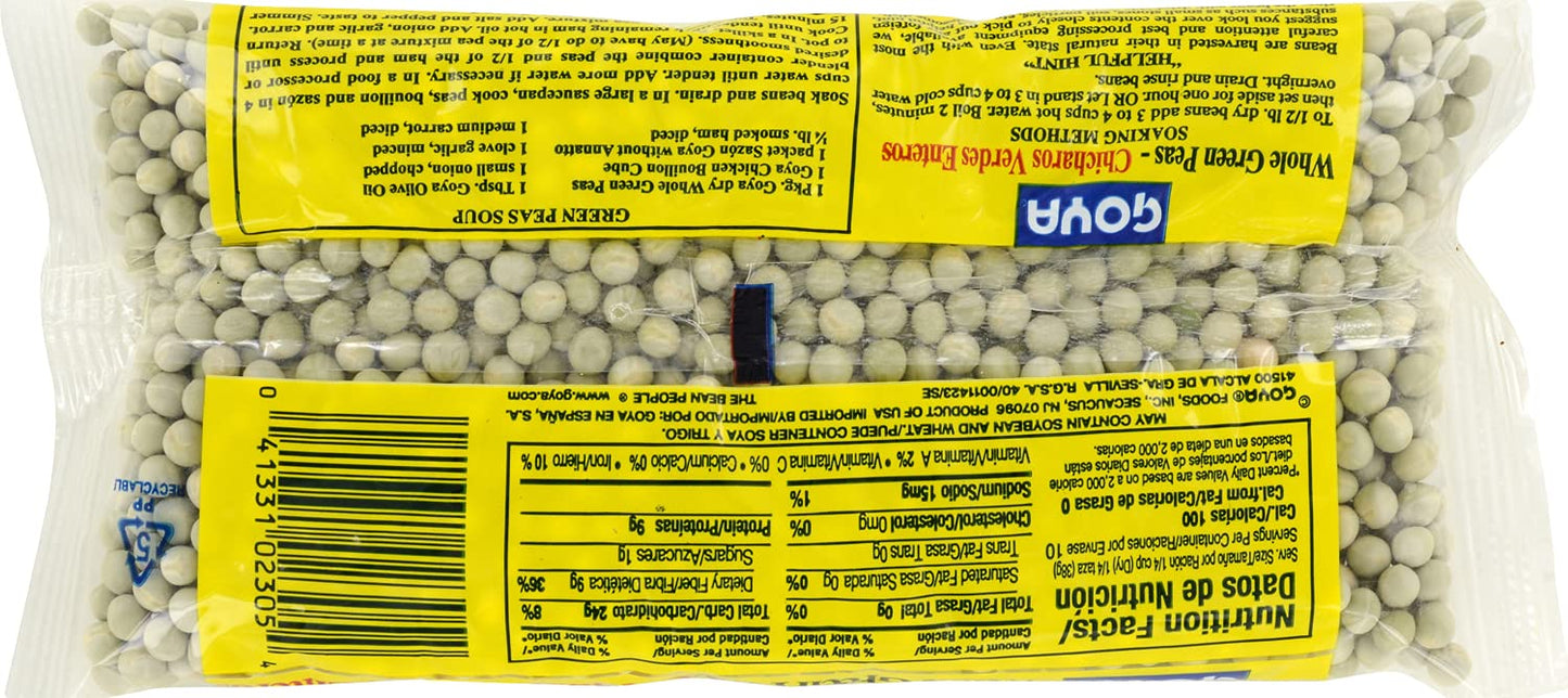 Goya Dry Whole Green Peas, 14 oz