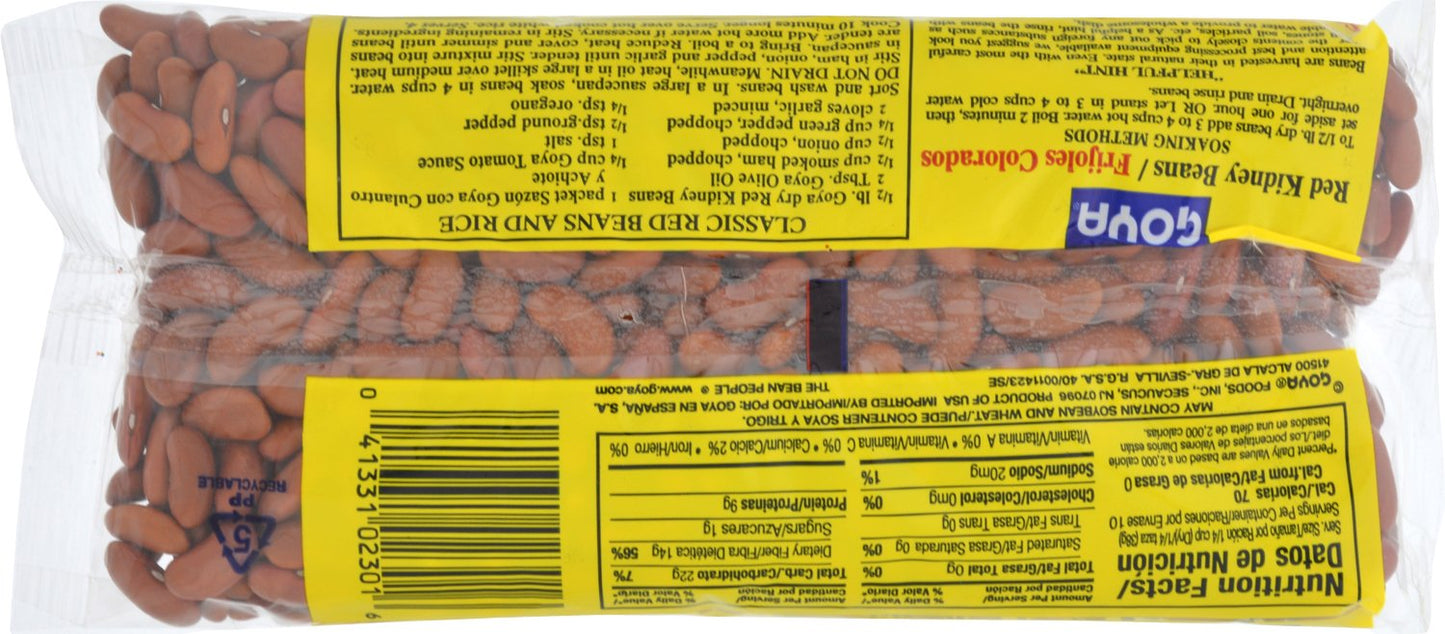 Goya Dry Red Kidney Beans, 14 oz