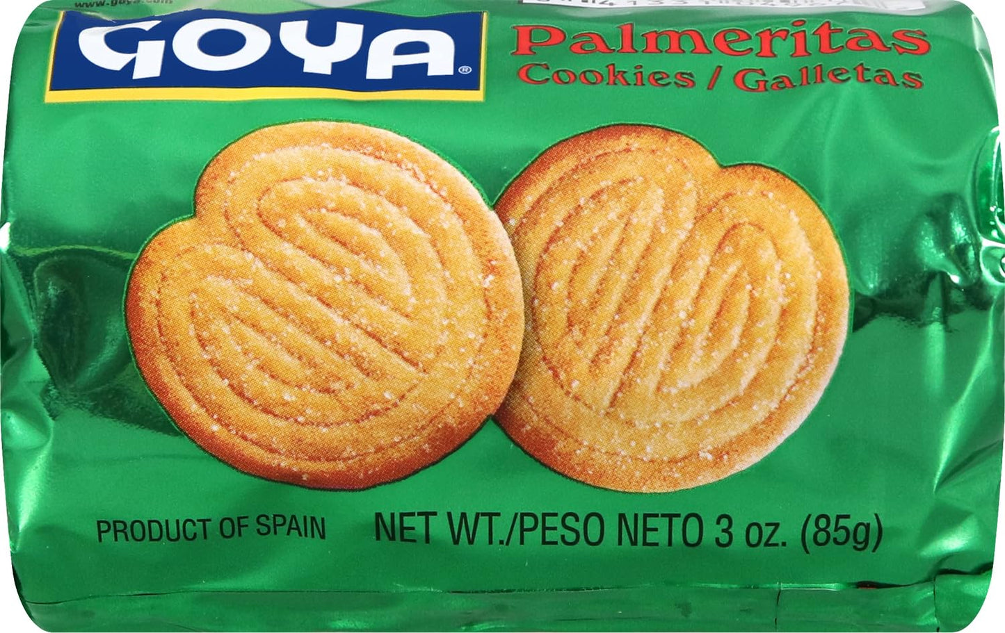 Goya Foods Palmerita Cookies, 3 Ounce (Pack of 32)