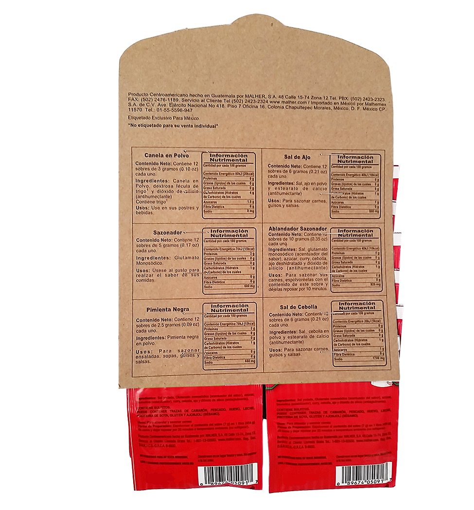 Malher Suave Rico Seasoning 0.4 oz - Sazonador