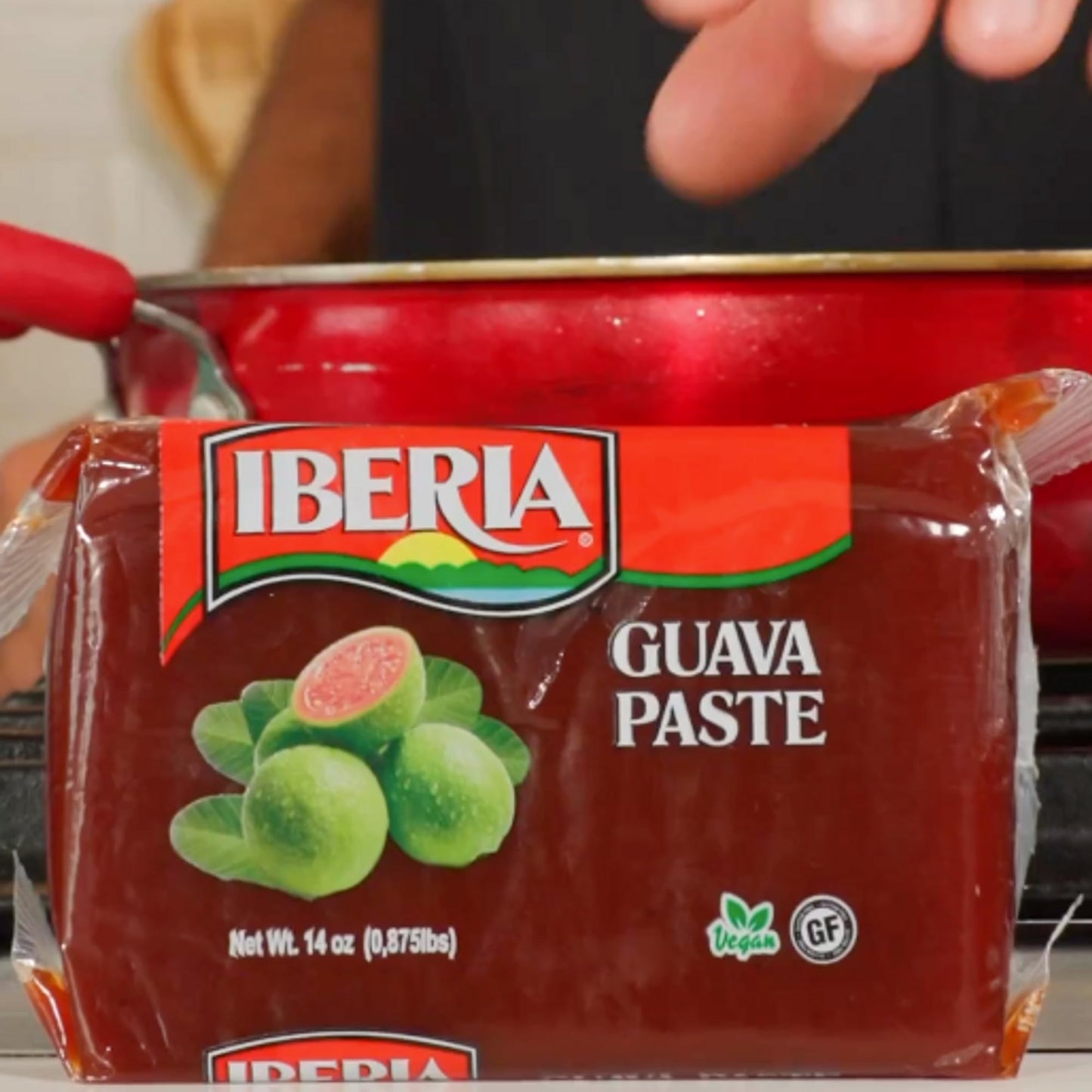 Iberia Guava Paste, 14 oz, All Natural, Vegan, Gluten Free, Halal, Kosher Guava Paste for Snacks, Cooking, Baking, 14 Ounce (Pack of 1)