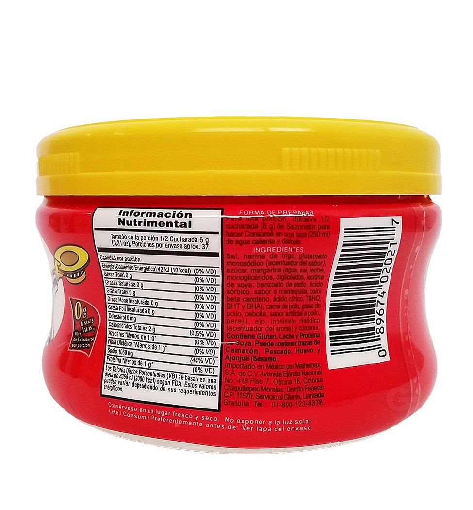 Malher Chicken Bouillon 8 oz - Consome de Pollo
