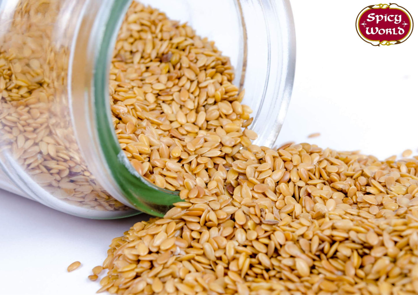 Spicy World Natural Brown Sesame Seeds 3 LB (48oz) - Non-GMO, Vegan, Raw, Unroasted, Unsalted, Plant-Based Protein, Source of Fiber & Iron, Ideal for Topping, Cooking & Baking