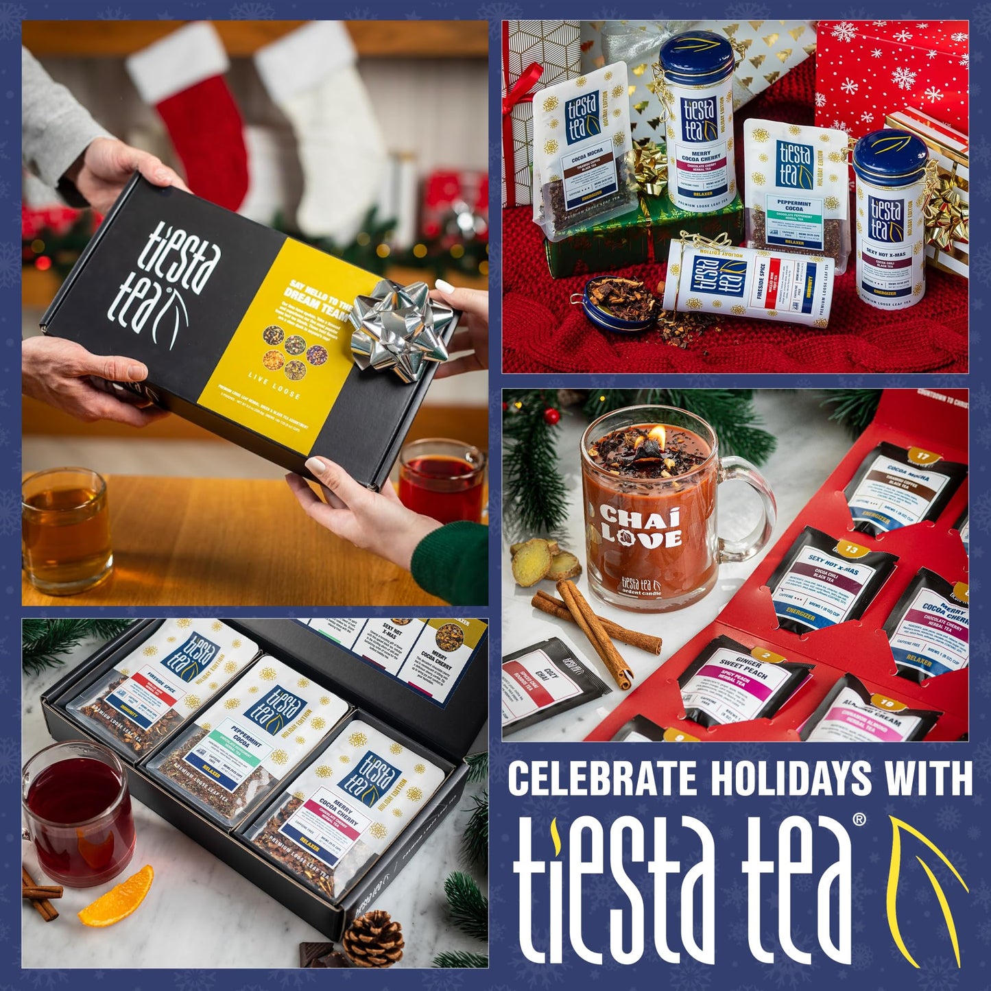 Tiesta Tea - Cranberry Hibiscus Rooibos Tea, Fireberry | Loose Leaf | Herbal Blend with Hibiscus, Cranberry, Currants, Rooibos | Brew Hot or Iced | 50 Cups in Resealable Pouch | 5 Ounce