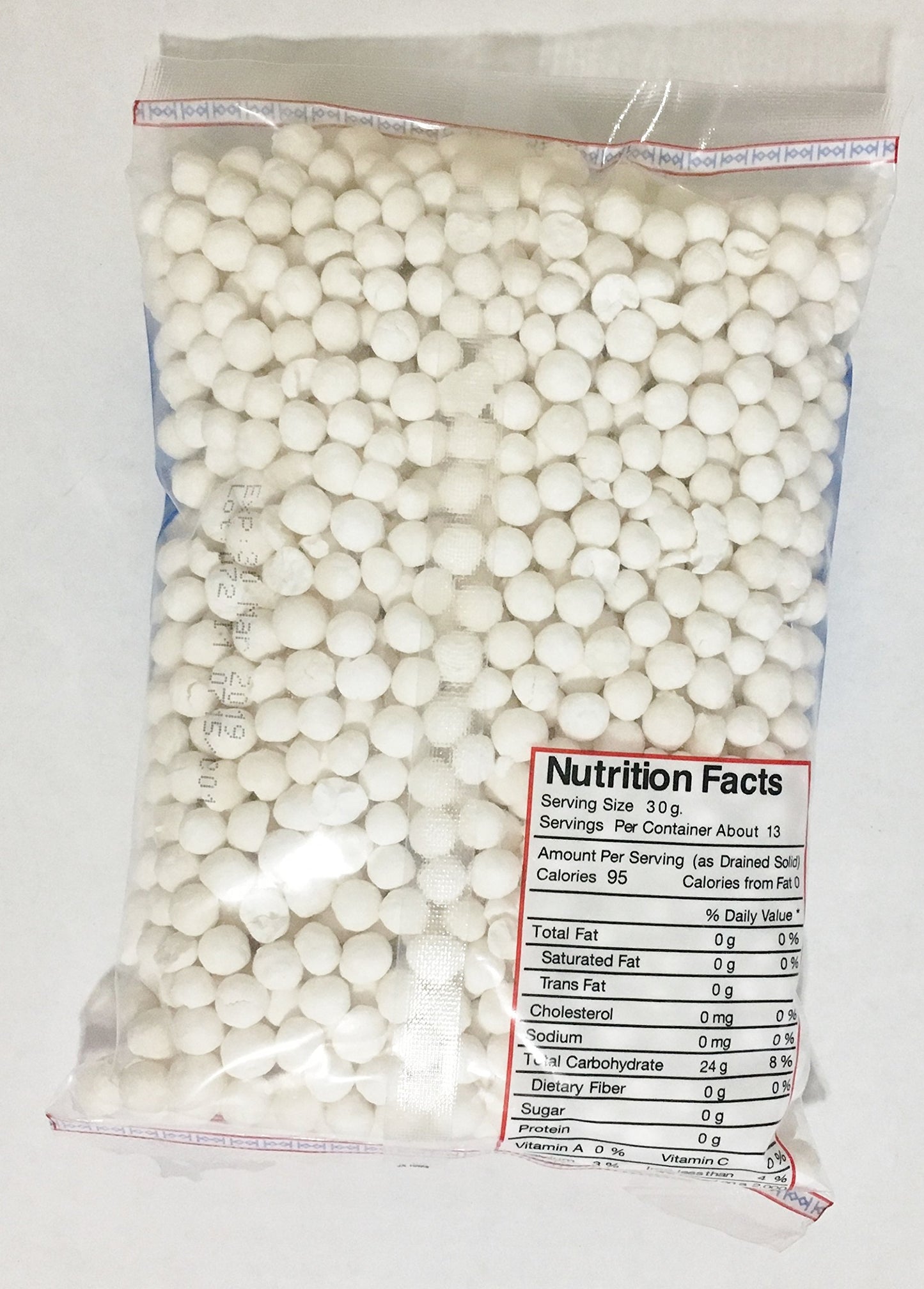 14oz Asuka Tapioca Pearl White Large (One Bag)
