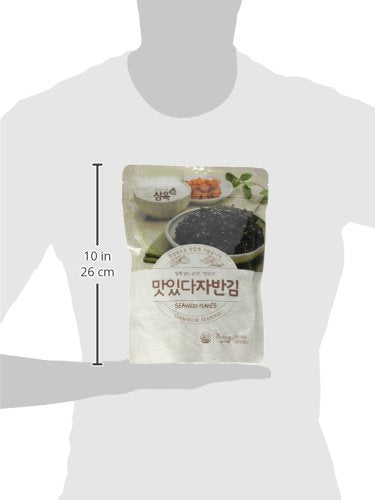 Sahmyook Seasoned Laver Snack (Seaweed Rice Seasoning w/ Sesame Seeds), 2.47 Ounce (1 Pack)