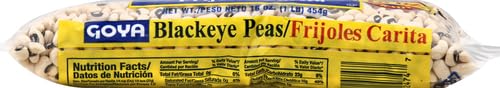 Goya Blackeye Peas, Dry, 1 Pound Bag