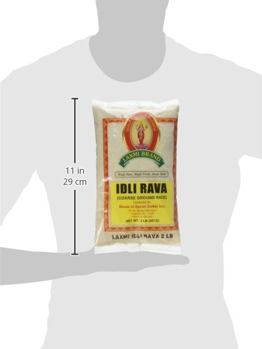 Laxmi Freshly Milled Idli Rava Flour (Gluten-Free Flour), 2lbs