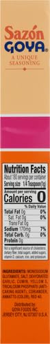 Goya Foods Sazón Seasoning with Coriander & Annatto, 6.33 Ounce (Pack of 1)