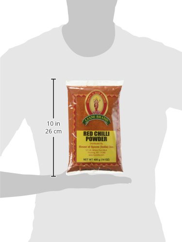 Laxmi Red Chilli Powder - 14oz (400g) | Nutrient-Rich Chilli Powder | Non-GMO certified | Guaranteed Quality and Taste |