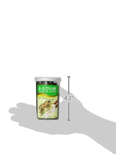 JFC Wasabi Furikake Rice Seasoning, 1.7 Ounce (Pack of 30)