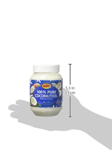 100% PURE KTC Coconut Multipurpose Oil Jar 500ml - Used for Cooking (Edible Oil), Hair Oil, Body (Skin Care) Moisturiser