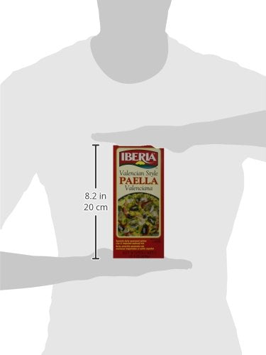 Iberia Paella Valenciana, Ready to Cook Paella Kit with Yellow Rice and Seafood Packets, Product of Spain, 15.5 oz.