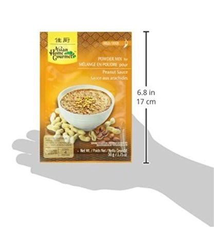 Asian Home Gourmet Peanut Sauce Mix, 1.75-Ounce Pouch (Pack of 3)