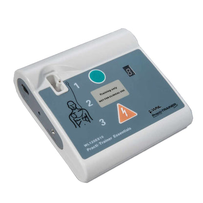 WNL Products WL120ES10, for Training Use Only 4 AED Defibrillators and Carry Bag - Practi-Trainer Essentials Base Model AED Training Kit (4 Units) and Custom Carrying Bag