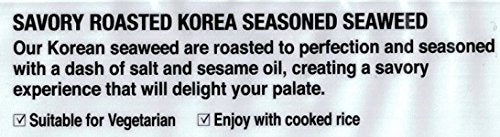 CJ Premium Roasted Seaweed Snack 5g -(Pack of 8)