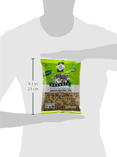 Organic Green Moong Split (Chilka) 2 LB
