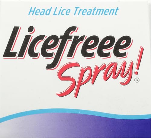Licefreee Lice Spray for Kids Hair, Includes Professional Metal Nit & Lice Comb for Kids, Kills on Contact, 6 Fl Oz