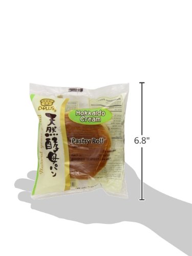 D-Plus Tennen Koubo Hokkaidou Japanese Bread, Milk Cream, 2.82 Ounce