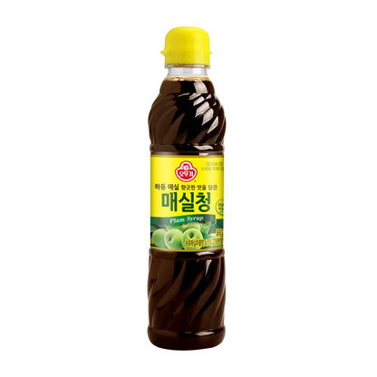 Ottogi Cooking Plum Extract – Korean Maesil for Cooking & Marinades, 16.9 fl oz (500ml), Natural Sweetener & Tenderizer for Meat, Stir-Fry, 1 Pack