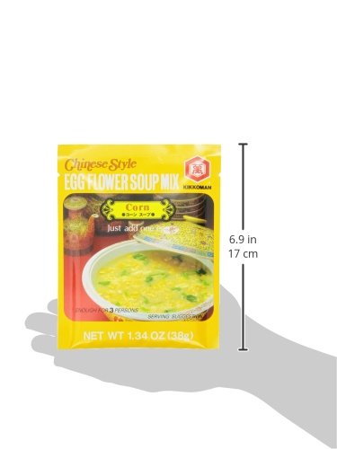 Kikkoman Corn Instant Egg Flower Soup, 1.3-Ounce (Pack of 12)