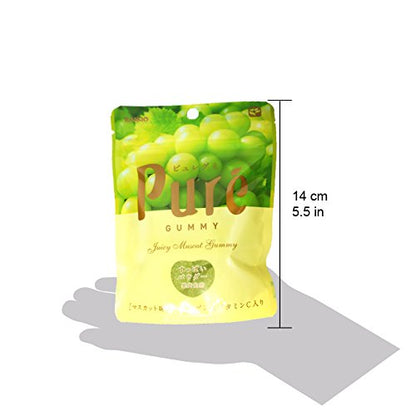 Japanese Kanro Pure Gummy Candies:Fruit-flavored 1.97 Oz. (2 each)