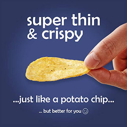 Banana Chips Sea Salt Healthy Chips - 1 Billion Probiotics healthy snacks for adults and kids, Gluten free Vegan Paleo non gmo Unsweetened Dried bananas kids snacks for school by Banana Joe x6