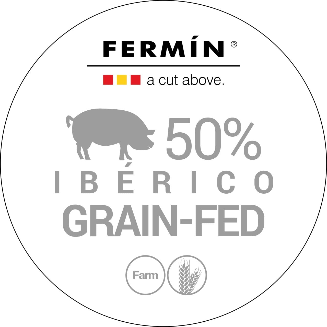 Fermin Jamon Iberico – All Natural Sliced Spanish Ham, 2 oz – No Nitrates or Nitrites, Gluten & Lactose Free – Aged 28+ Months