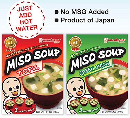 Marukome Miso Instant Tofu, 1.01 Ounce(Pack of 12)