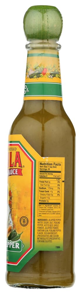Cholula Green Pepper Hot Sauce 5 Fl Oz Set of 2