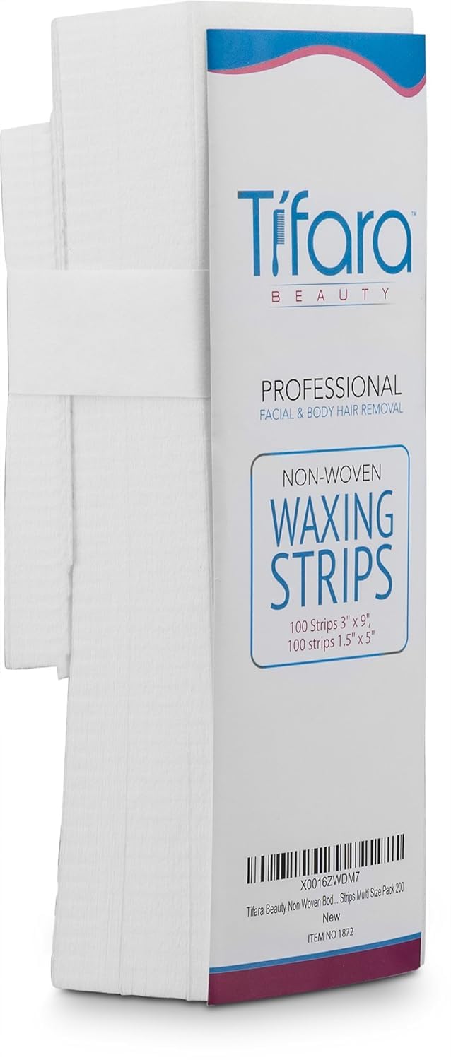 Non Woven Body and Facial Wax Strips Multi Size Pack (200)