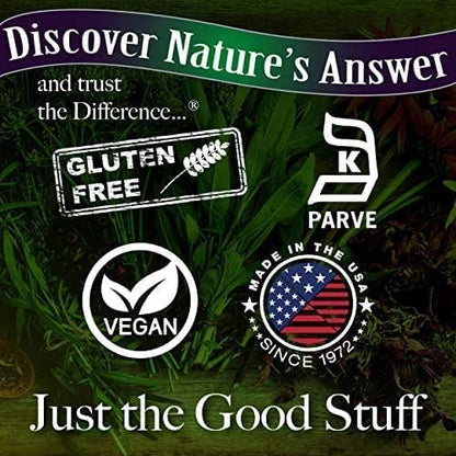 Nature's Answer Dong Quai Root 1000mg | Dietary Supplement | Supports Female Hormone Balance | Non-GMO, Vegan, Kosher Certified & Gluten-Free | Vegetarian Capsules 90ct