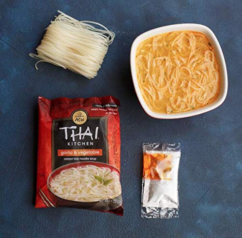 Thai Kitchen Instant Rice Noodle Soup, Garlic and Vegetables, 1.6-Ounce Unit (Pack of 12)