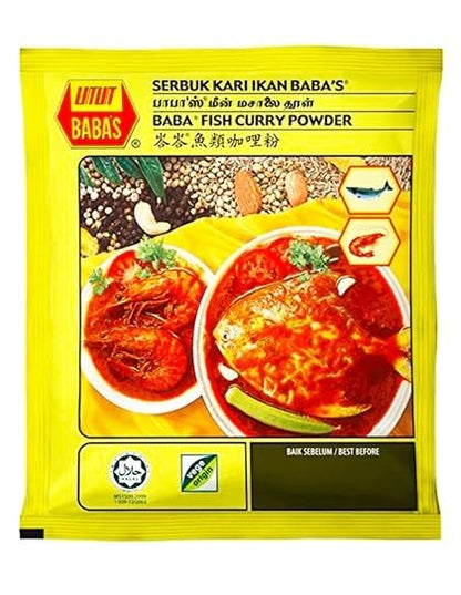 Babas Fish Curry Powder, 8.82 Ounce