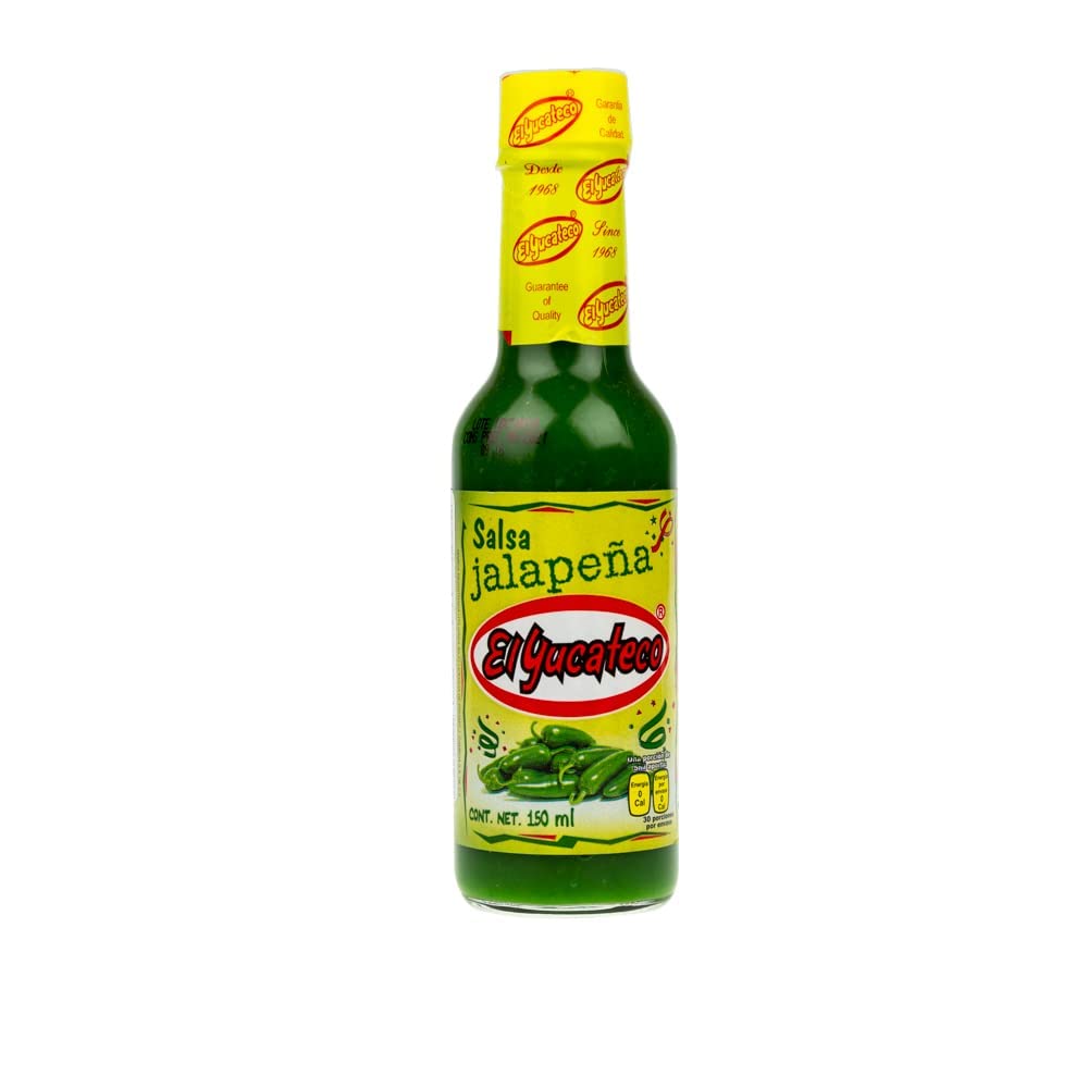 El Yucateco Hot Sauce, Chile Jalapeno, 5 Ounce (Pack of 3)