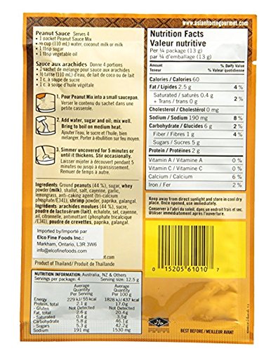 Asian Home Gourmet Peanut Sauce Mix, 1.75-Ounce Pouch (Pack of 3)