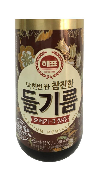Korean Food Perilla oil / (10.8 fl oz / 320ml)