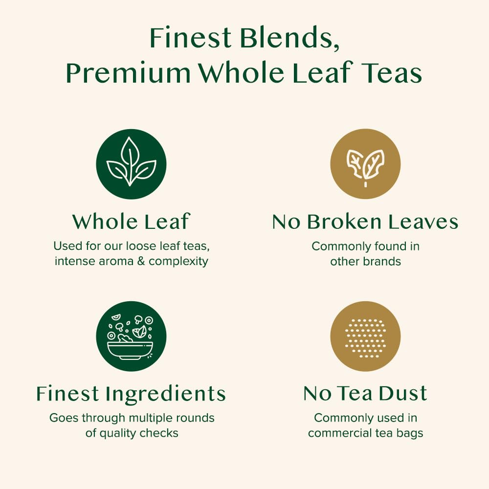 VAHDAM, Assorted Loose Leaf Chai Tea Sampler (10 Flavors, 50+ Servings) | Indian Exotic Masala Chai Tea Blends | Resealable Ziplock Pouch | Vacuum Sealed For Freshness