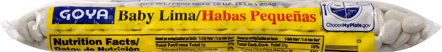 Goya Foods Baby Lima Beans, Dry, 16 Ounce (Pack of 24)