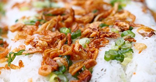 Maesri Fried Shallot & Fried Garlic Combo Pack, Ingredient & Garnish widely used in Asian Cooking, 7 Ounce & 10.5 Once Jar, 2 Piece Assortment
