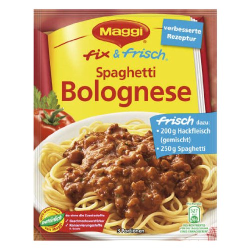 MAGGI fix & fresh spaghetti bolognese (Spaghetti Bolognese) (Pack of 4)