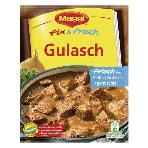 MAGGI fix & fresh gulasch (Gulasch) (Pack of 4)