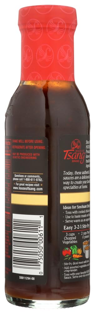 House of Tsang Szechuan Spicy Sauce 11.5oz Bottles, Pack of 3